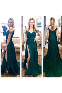 Long Beaded Chiffon Prom Formal Evening Party Dresses 3021026