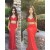 Beaded Long Red Two Pieces Prom Formal Evening Party Dresses 3021040