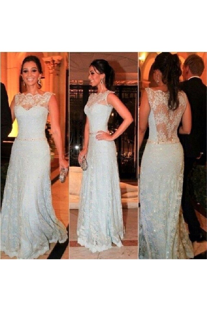 Long Lace Prom Formal Evening Party Dresses 3021042