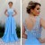 A-Line Long Blue Prom Evening Formal Dresses 3020105