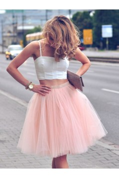 Two Pieces Short Homecoming Cocktail Graduation Prom Formal Evening Party Dresses 3021069