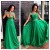 Long Green Beaded Chiffon Prom Formal Evening Party Dresses 3021105