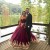 Long Burgundy Ball Gown Prom Formal Evening Party Dresses with Gold Lace Appliques 3021160