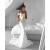Long White Mermaid Off-the-Shoulder Long Prom Formal Evening Party Dresses 3021205