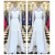 Long White Beaded Lace Chiffon Prom Formal Evening Party Dresses 3021230