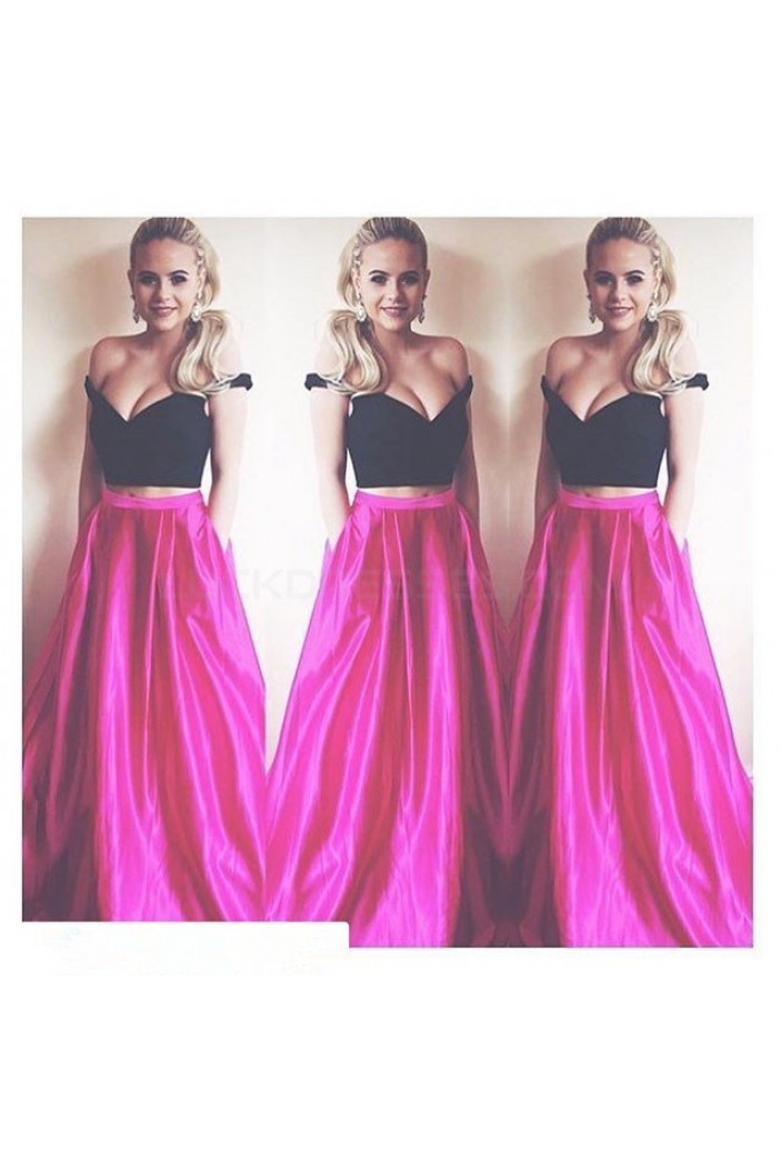Two Pieces Off-the-Shoulder Prom Formal Evening Party Dresses 3021233