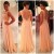 A-Line Chiffon Lace See Through Back Long Prom Evening Formal Dresses 3020133