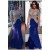 Beaded Long Blue Prom Formal Evening Party Dresses 3021335