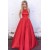 A-Line Halter Beaded Long Prom Formal Evening Party Dresses 3021365