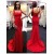 Long Red Mermaid Prom Formal Evening Party Dresses 3021366