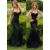 Mermaid Long Black Spaghetti Straps Lace Prom Formal Evening Party Dresses 3021385