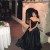Long Black Off-the-Shoulder Prom Formal Evening Party Dresses 3021423