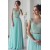 Long Blue Two Pieces Lace Chiffon Prom Formal Evening Party Dresses 3021481