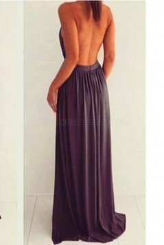 Long Halter Prom Formal Evening Party Dresses with Slit 3021482