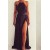 Long Halter Prom Formal Evening Party Dresses with Slit 3021482
