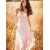 Long Pink Sweetheart Chiffon Bridesmaid Prom Evening Formal Dresses 3020151