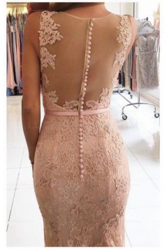 Mermaid V-Neck Lace Long Prom Evening Formal Dresses 3021570