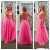 Two Pieces Lace Top Long Pink Prom Evening Formal Dresses 3020185