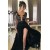 Long Black Lace Chiffon Prom Dresses Party Evening Gowns 3020257