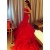 Mermaid Sweetheart Long Red Prom Dresses Party Evening Gowns 3020258