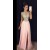 Beaded Long Pink Chiffon Prom Dresses Party Evening Gowns 3020277
