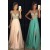 A-Line Beaded Sequins V-Neck Long Chiffon Prom Dresses Party Evening Gowns 3020280