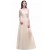 A-Line 3/4 Length Sleeve Lace Prom Dresses Party Evening Gowns 3020289