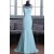 Mermaid Long Blue Beaded Lace Prom Dresses Party Evening Gowns 3020369