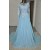A-Line Long Sleeves Illusion Neckline Lace Beaded Prom Dresses Party Evening Gowns 3020394