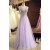 A-Line Beaded Lilac Tulle Prom Dresses Party Evening Gowns 3020407