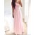 Long Pink One-Shoulder Chiffon Prom Dresses Party Evening Gowns 3020512