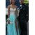 Long Blue Beaded Sequins Chiffon Prom Dresses Party Evening Gowns 3020521