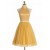Short Yellow Homecoming Cocktail Prom Dresses 3020524