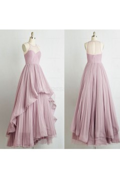 Long Pleated Prom Evening Party Dresses 3020617