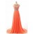A-Line Beaded Long Chiffon Prom Evening Party Dresses 3020688