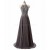 A-Line Beaded Chiffon Long Prom Evening Party Dresses 3020710