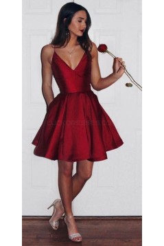 Short V-Neck Prom Evening Formal Dresses 3020726