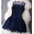 Short Navy Blue Lace Prom Evening Formal Dresses 3020728