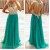 Long Green Beaded Prom Evening Formal Dresses 3020732