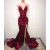Mermaid V-Neck Long Prom Dresses Party Evening Gowns 3020738