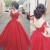Long Red Lace Ball Gown Prom Formal Evening Party Dresses 3020795