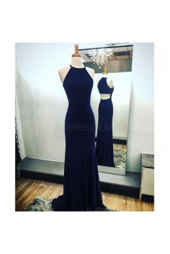Mermaid Long Blue Prom Formal Evening Party Dresses 3020799