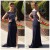 Long Blue Beaded Prom Formal Evening Party Dresses 3020815