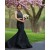 Mermaid Long Black Two Pieces Beaded Prom Formal Evening Party Dresses 3020847