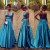 A-Line V-Neck Long Prom Formal Evening Party Dresses 3020933