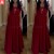 Long Red Lace Chiffon Prom Formal Evening Party Dresses 3020934