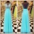 A-Line Beaded Long Blue Chiffon Prom Formal Evening Party Dresses 3020971