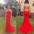 Mermaid Beaded Red Backless Prom Formal Evening Party Dresses 3020981