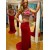 Long Red Beaded Two Pieces Prom Formal Evening Party Dresses 3020993