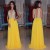 Long Yellow Chiffon Prom Formal Evening Party Dresses 3020995